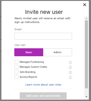 Adding And Managing Your Charity Account Users Justgiving