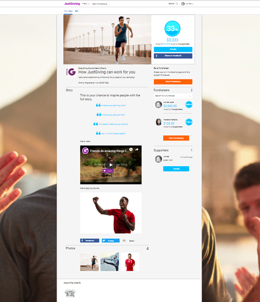 What are Campaigns Pages? – JustGiving Charity