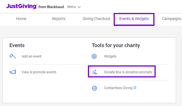 Adding Donate Box To Your Website Justgiving Charity Support